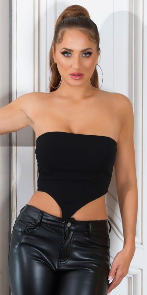 Sexy 90s Style Bandeau crop top